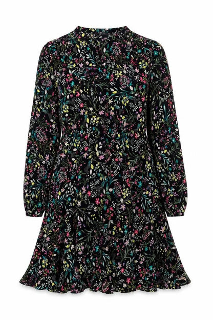 Marks and Spencer Women’s Multicoloured Floral A-Line Viscose Dress Size 10 Long