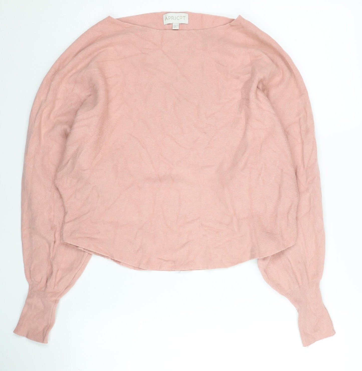 Apricot Womens Pink Boat Neck Pullover Jumper UK 10