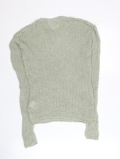 Womens UK Size S Weekday Grey Pullover Jumper
