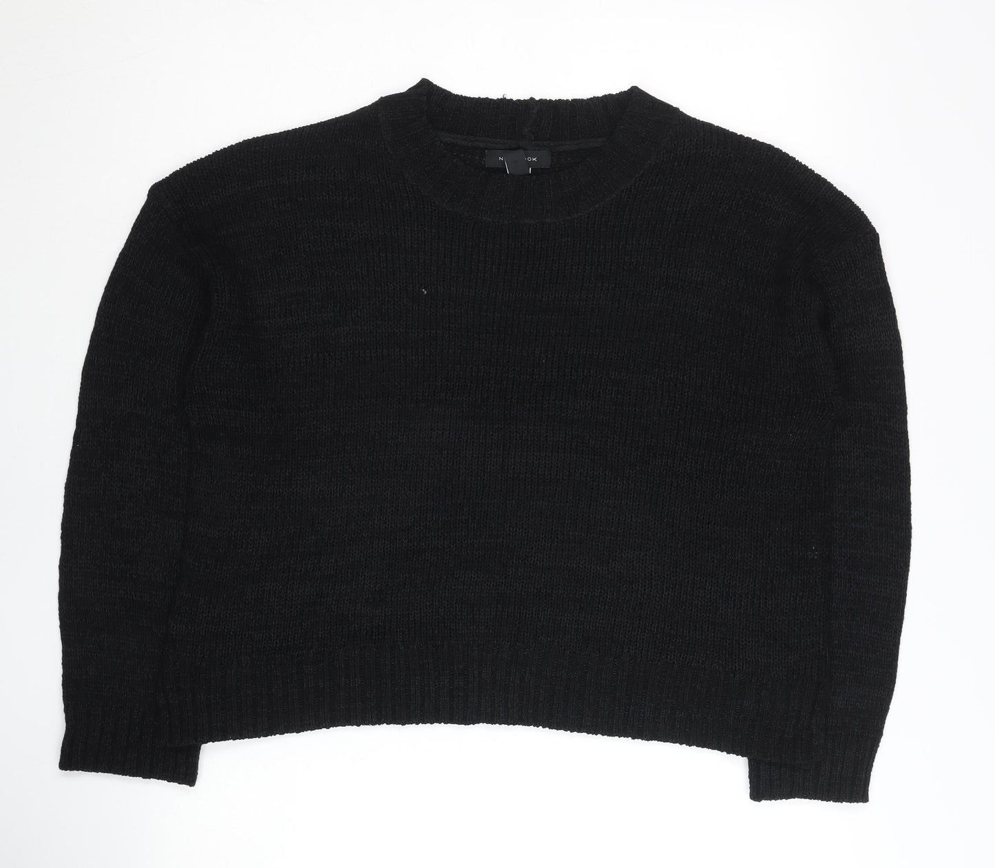Womens UK Size M New Look Black Pullover Jumper