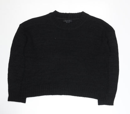 Womens UK Size M New Look Black Pullover Jumper