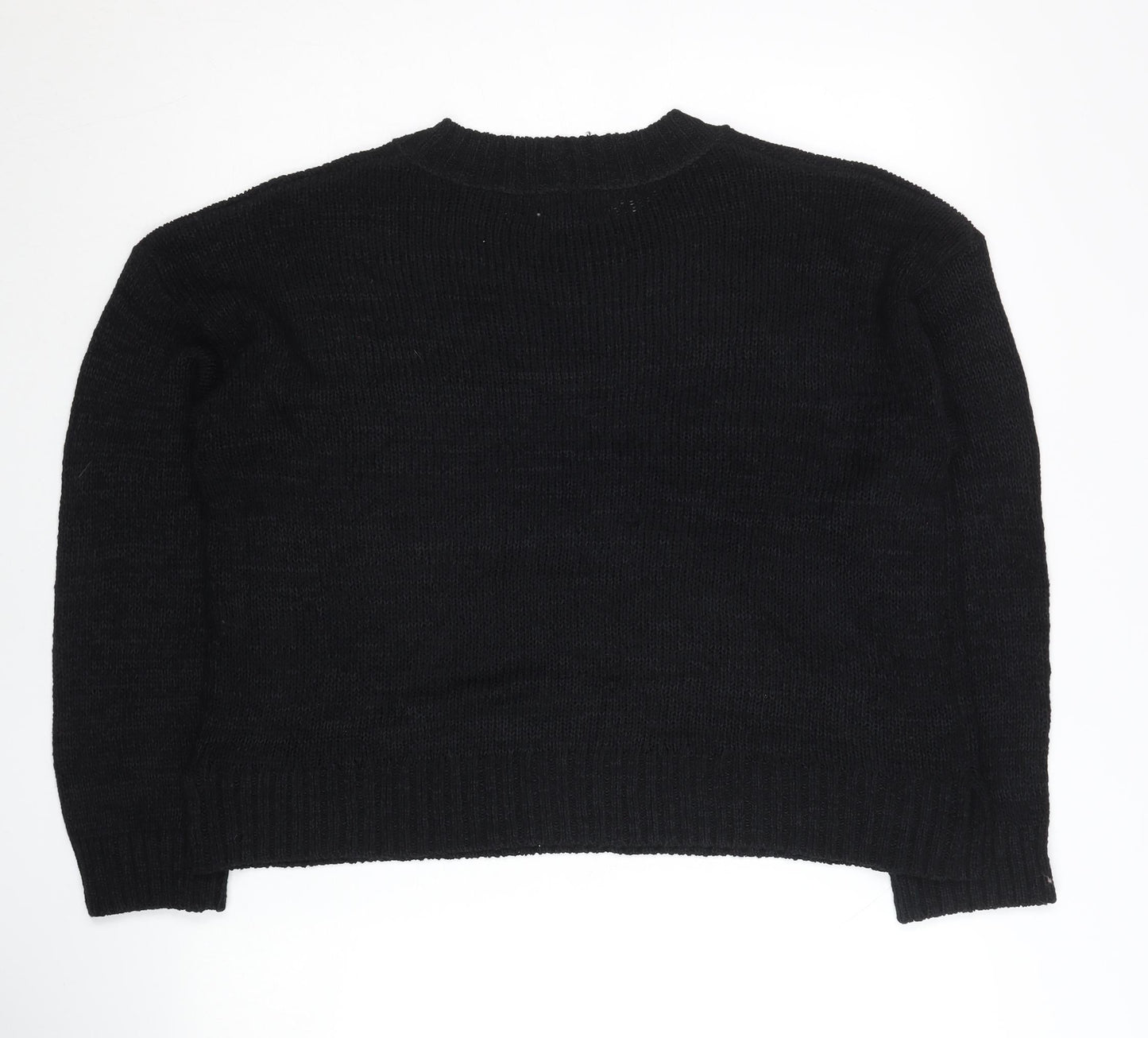 Womens UK Size M New Look Black Pullover Jumper