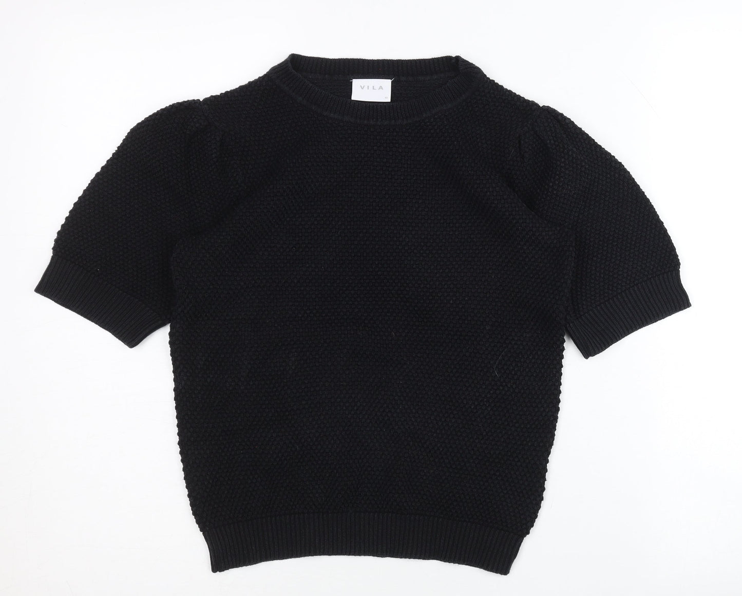 Womens UK Size XS VILA Black Pullover Jumper