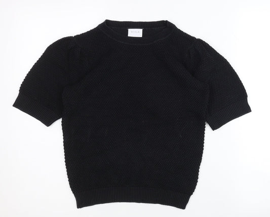 Womens UK Size XS VILA Black Pullover Jumper
