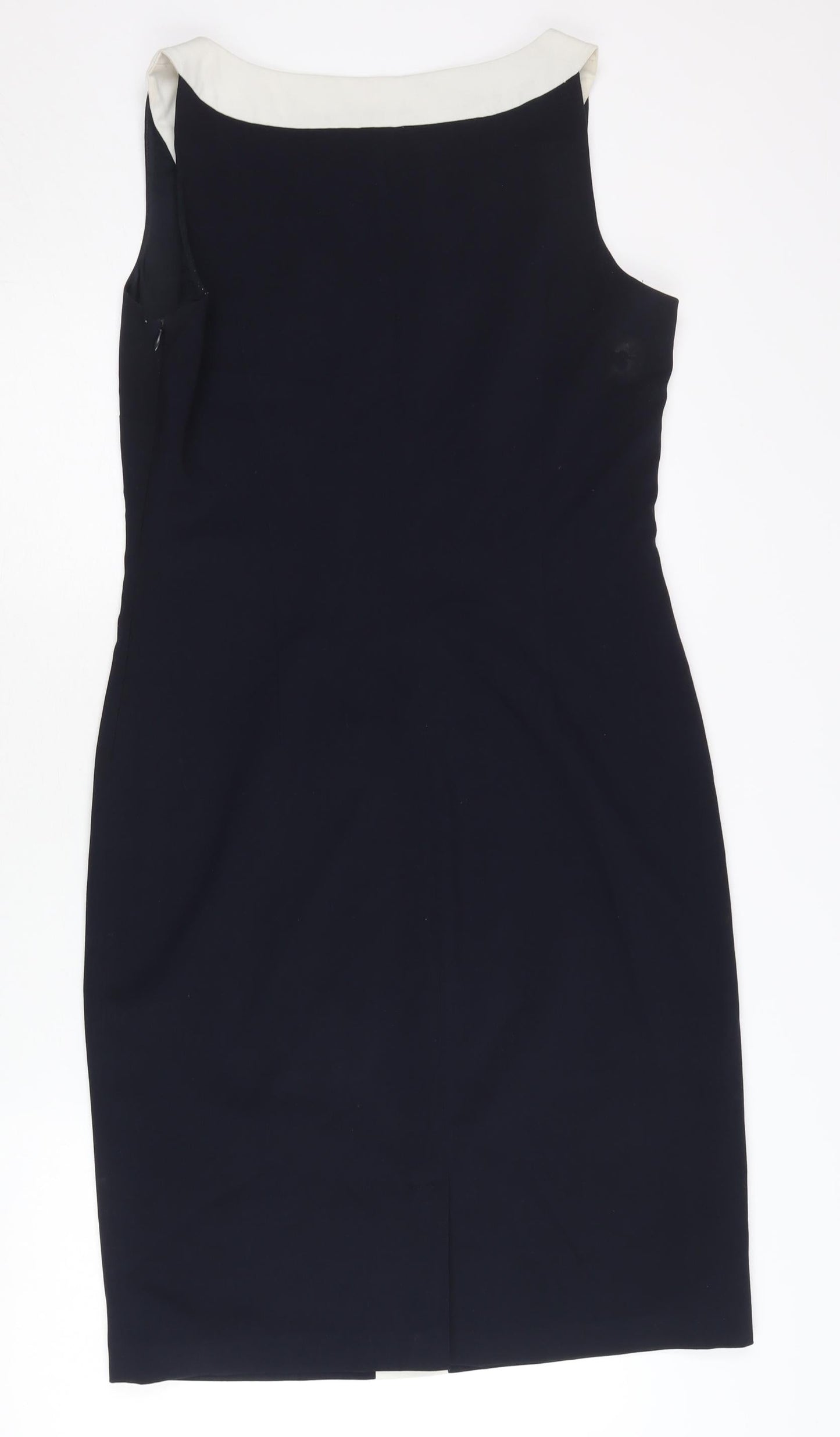 Apart Impressions Women’s Black White Sheath Dress UK 12 V-Neck
