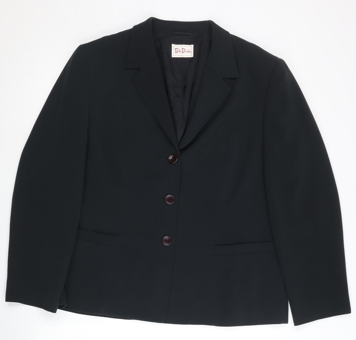 Betty Barclay Womens Black Blazer Size 18 Workwear Jacket