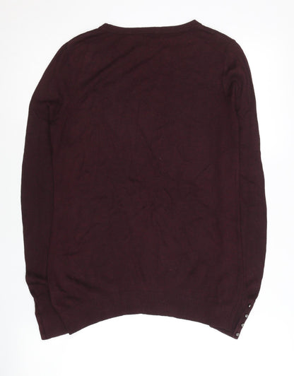 Womens UK Size 12 Warehouse Purple Pullover Jumper