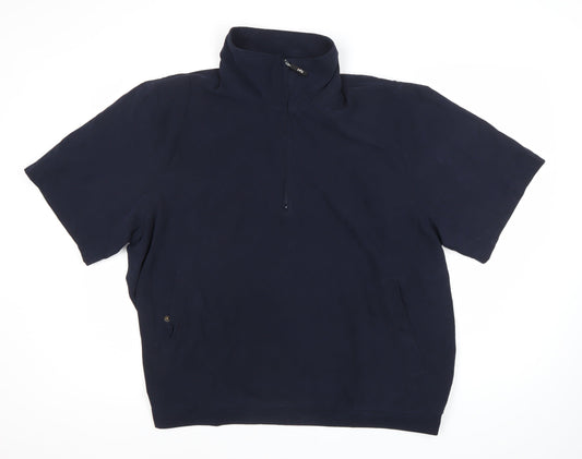 Mens UK Size L New Hampshire Blue Basic Jacket