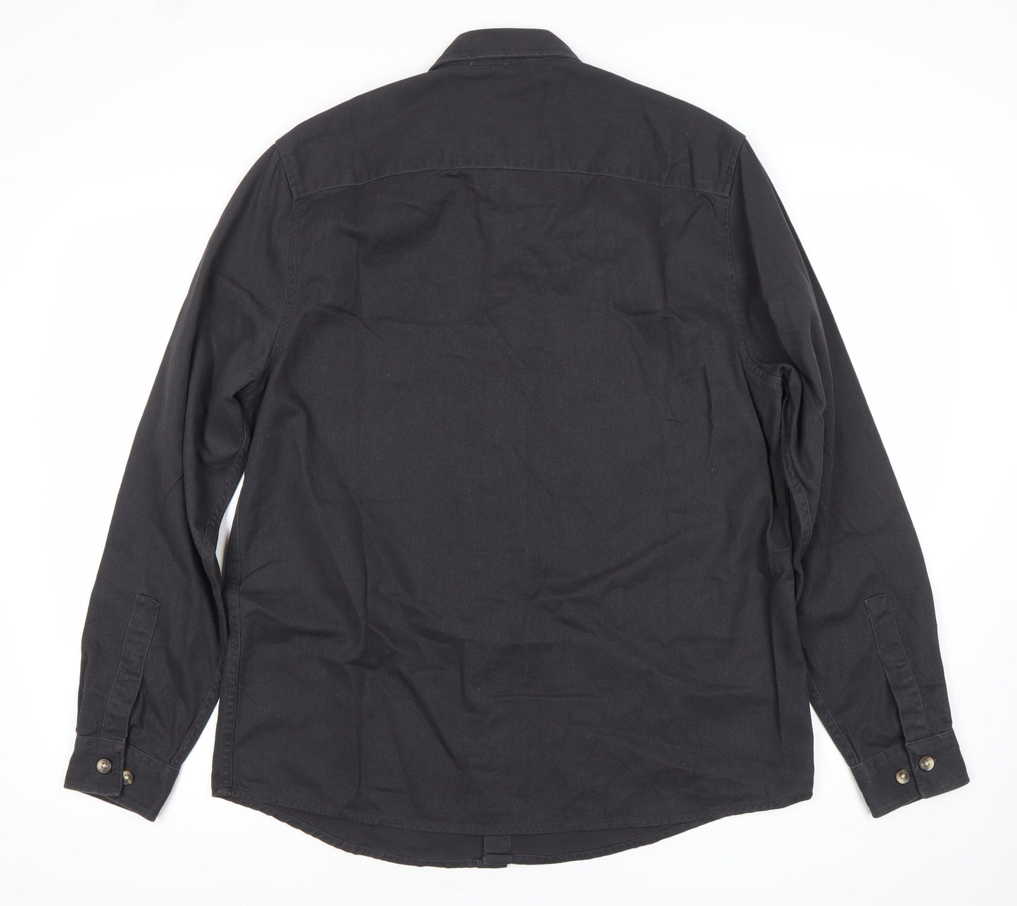 ASOS Men’s Black Cotton Basic Jacket M 40in Chest Casual Workwear