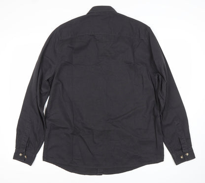 ASOS Men’s Black Cotton Basic Jacket M 40in Chest Casual Workwear