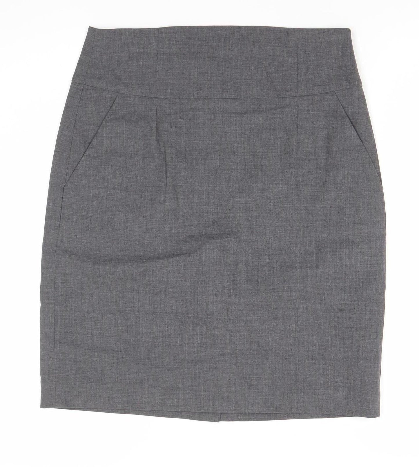 Banana Republic Women’s Grey Wool Pencil Skirt Size 10 Workwear