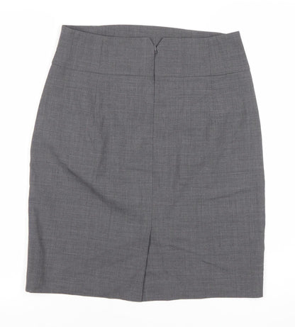 Banana Republic Women’s Grey Wool Pencil Skirt Size 10 Workwear