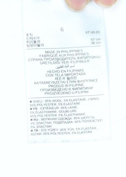 Banana Republic Women’s Grey Wool Pencil Skirt Size 10 Workwear