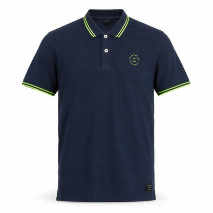 Mens UK Size L JACK & JONES Cotton Blend Polo Shirt