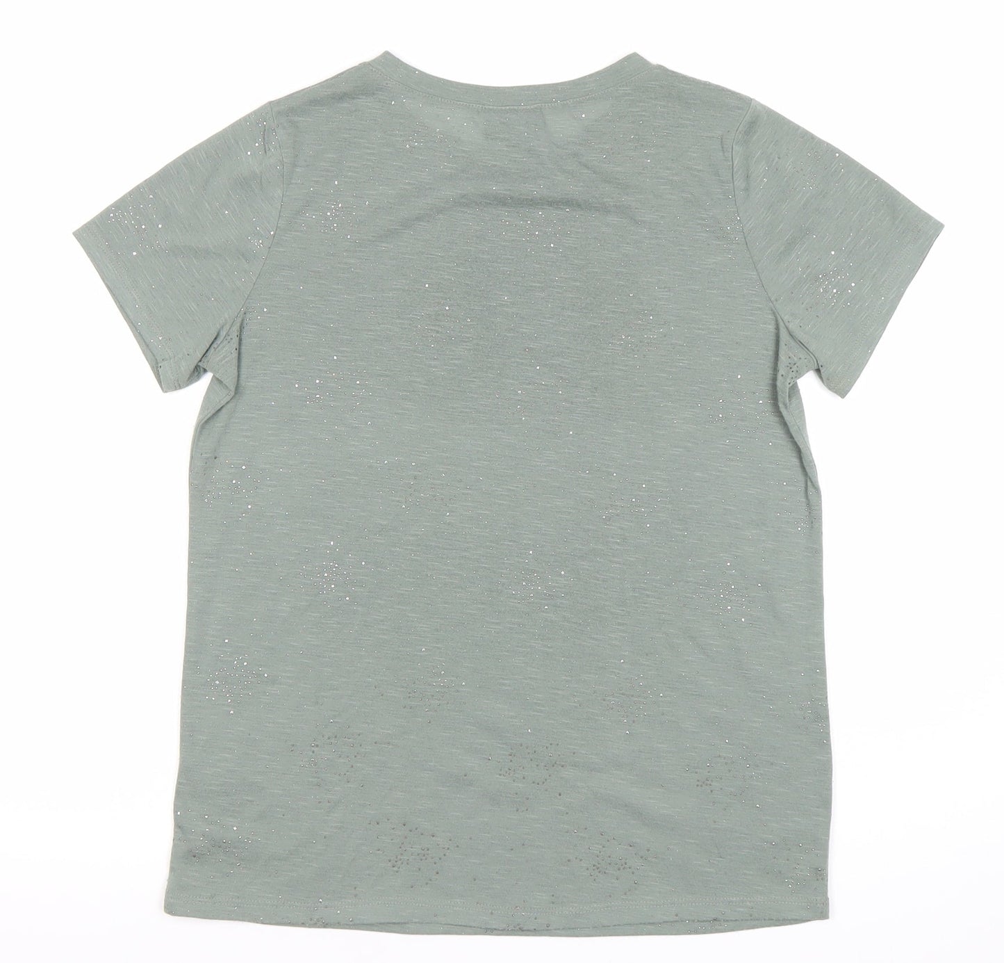 Womens UK Size 6 NEXT Green Basic T-Shirt