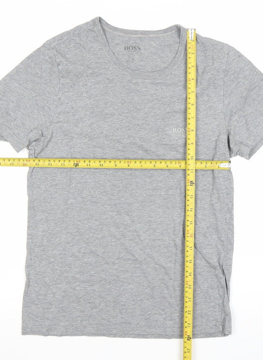 Mens UK Size S HUGO BOSS Grey  T-Shirt