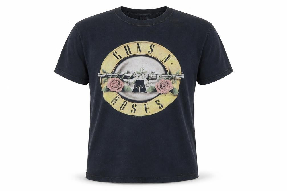 Mens UK Size S Fruit of the Loom Black  T-Shirt