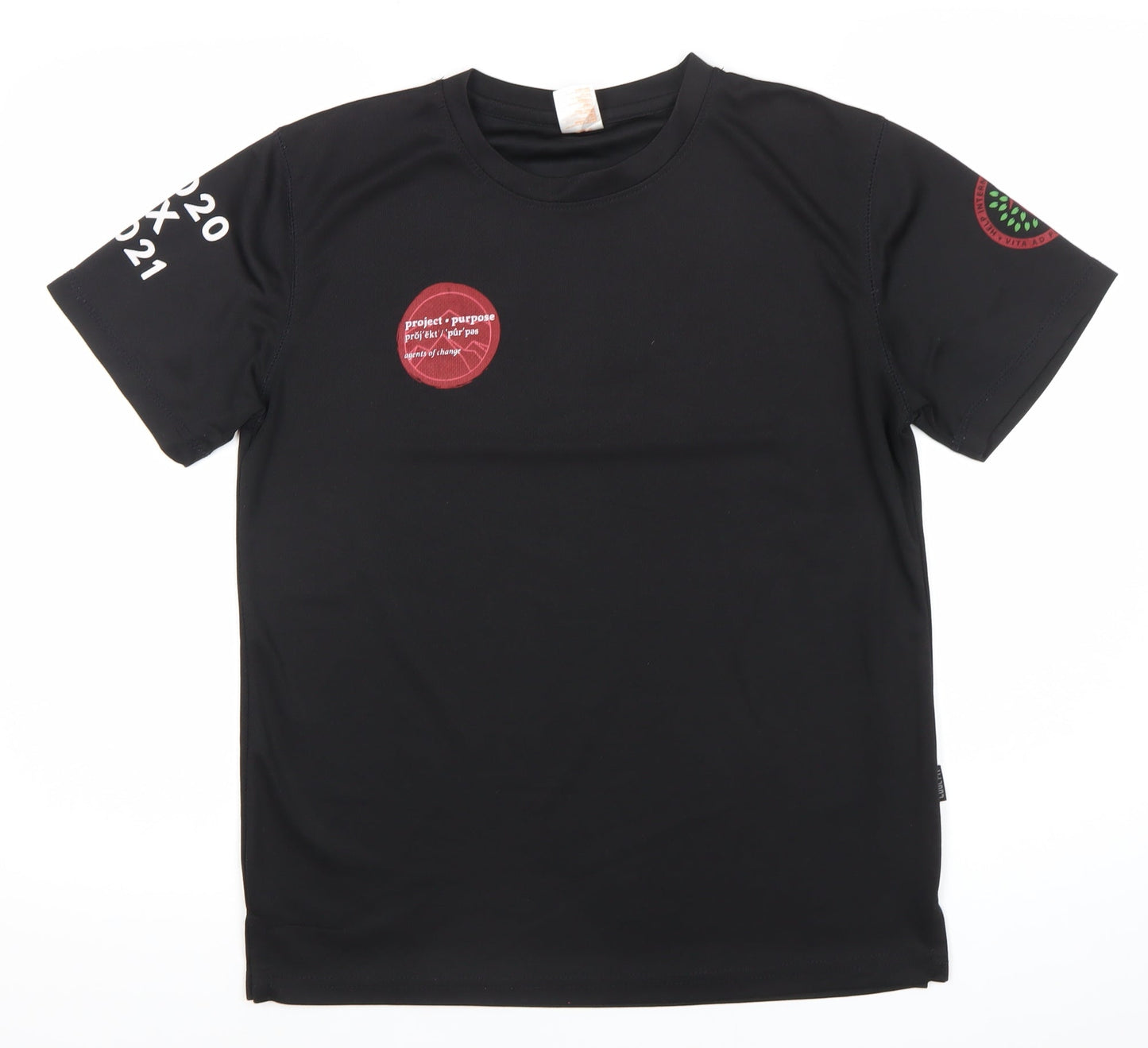 Oren Men’s Black M Graphic Print Crew Neck Short Sleeve T-Shirt