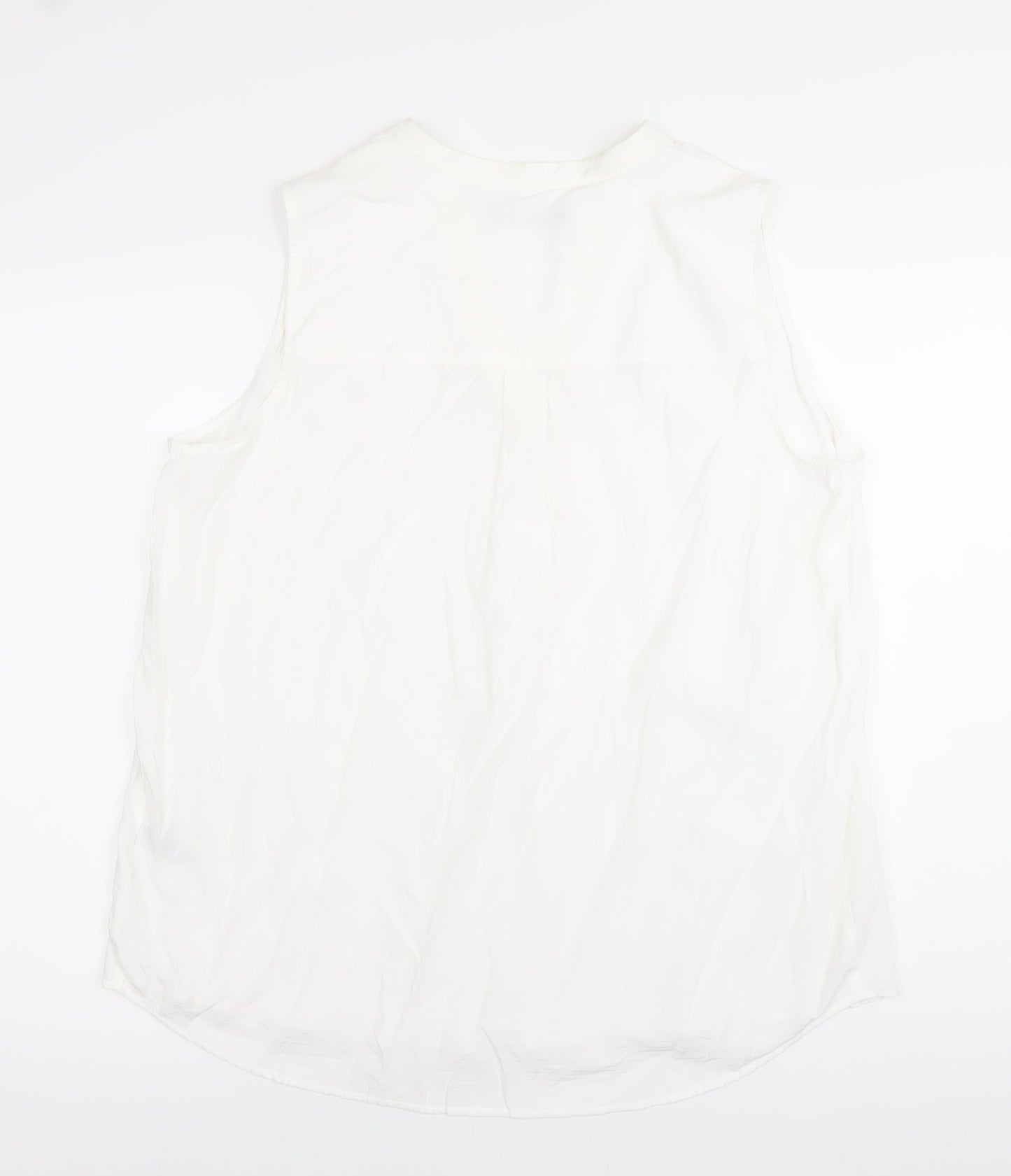 Womens UK Size 18 Marks and Spencer White Basic Blouse
