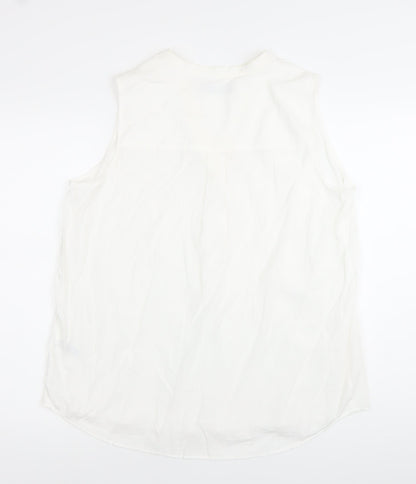 Womens UK Size 18 Marks and Spencer White Basic Blouse