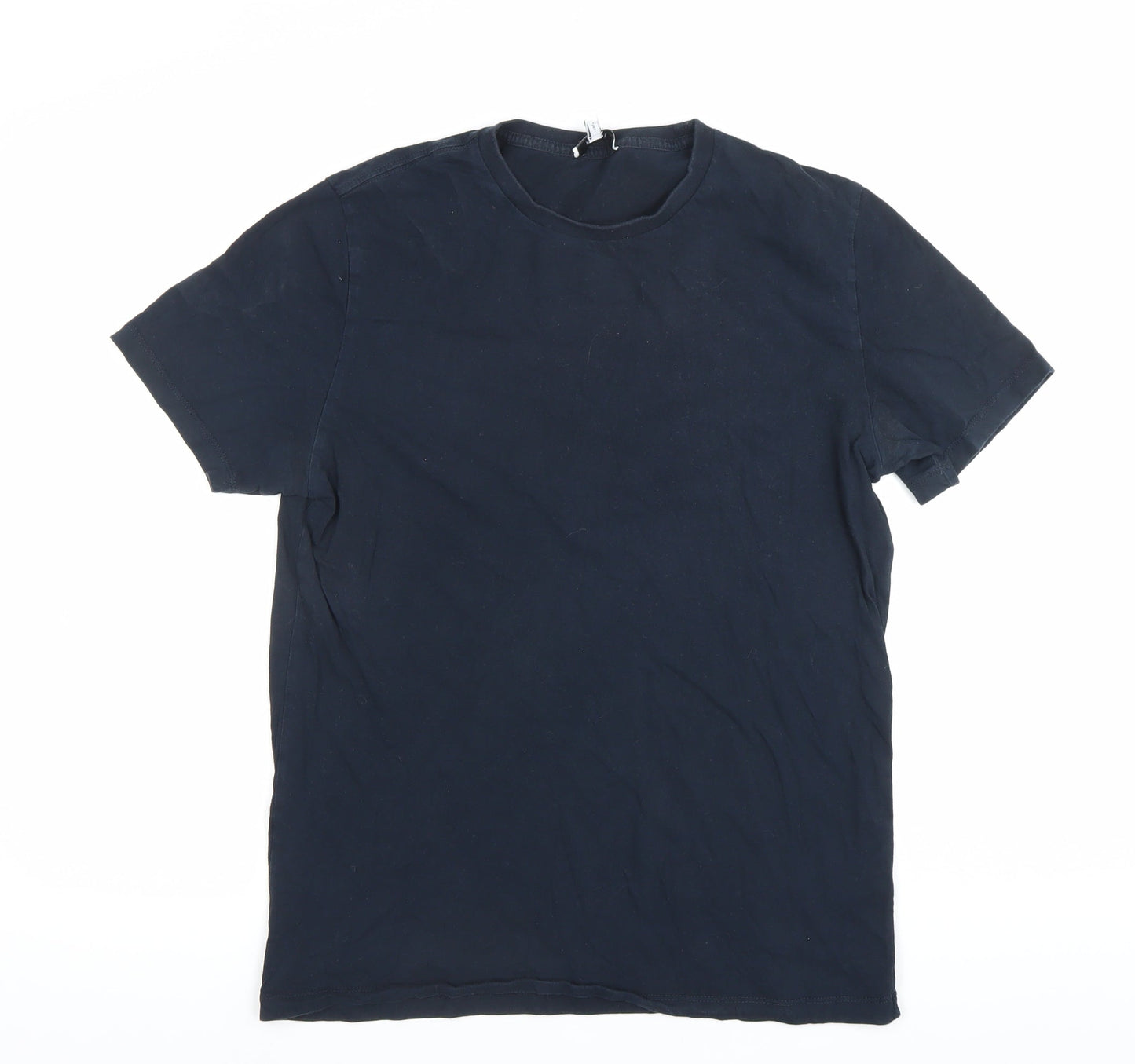 Reiss Men’s Black Cotton Crew Neck Short Sleeve T-Shirt M