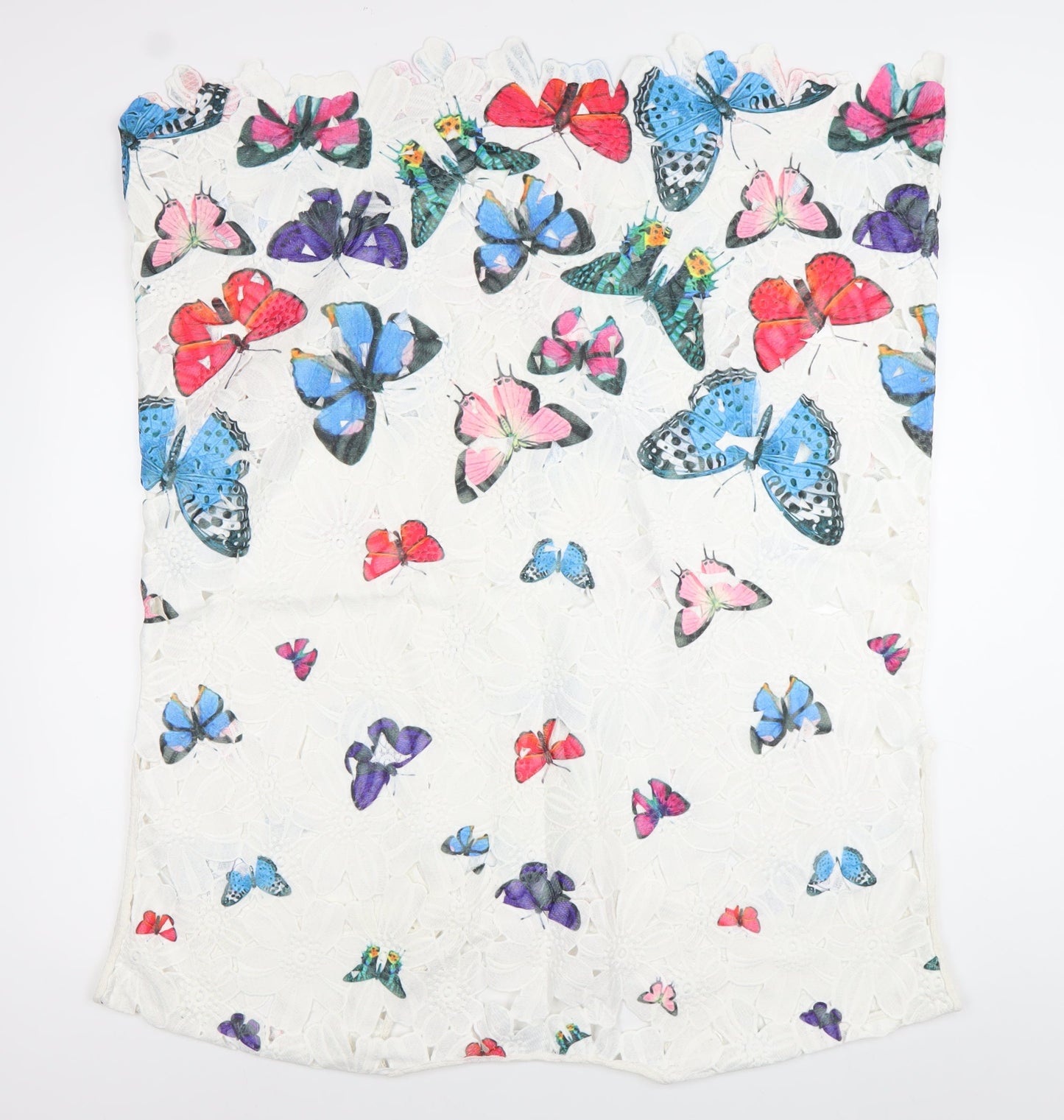 Next Womens Multicoloured Butterfly Shift Dress Size 20 Summer
