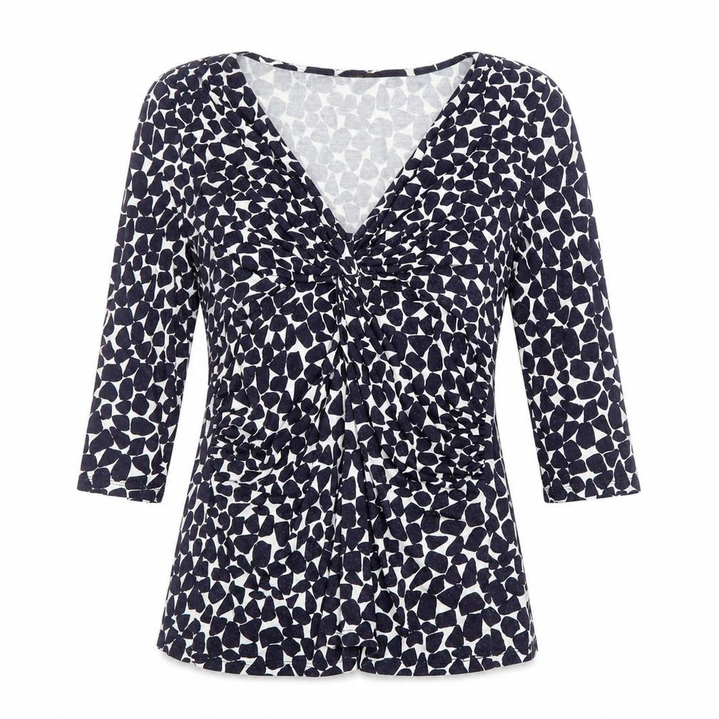 Womens UK Size 14 Phase Eight Blue Tunic Blouse