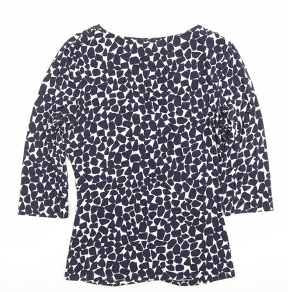 Womens UK Size 14 Phase Eight Blue Tunic Blouse