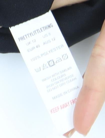 PrettyLittleThing Women’s Multicoloured Snake Print Size 12 Playsuit