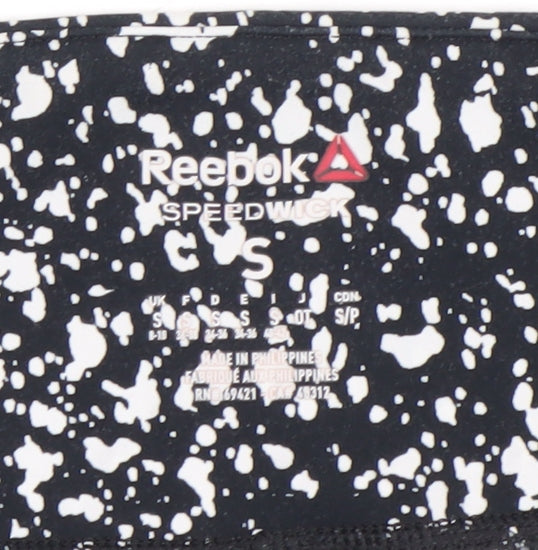 Reebok Women’s Black Speedwick Leggings Size S Slim Fit Gym Yoga