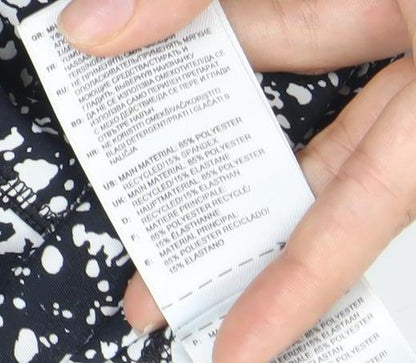 Reebok Women’s Black Speedwick Leggings Size S Slim Fit Gym Yoga