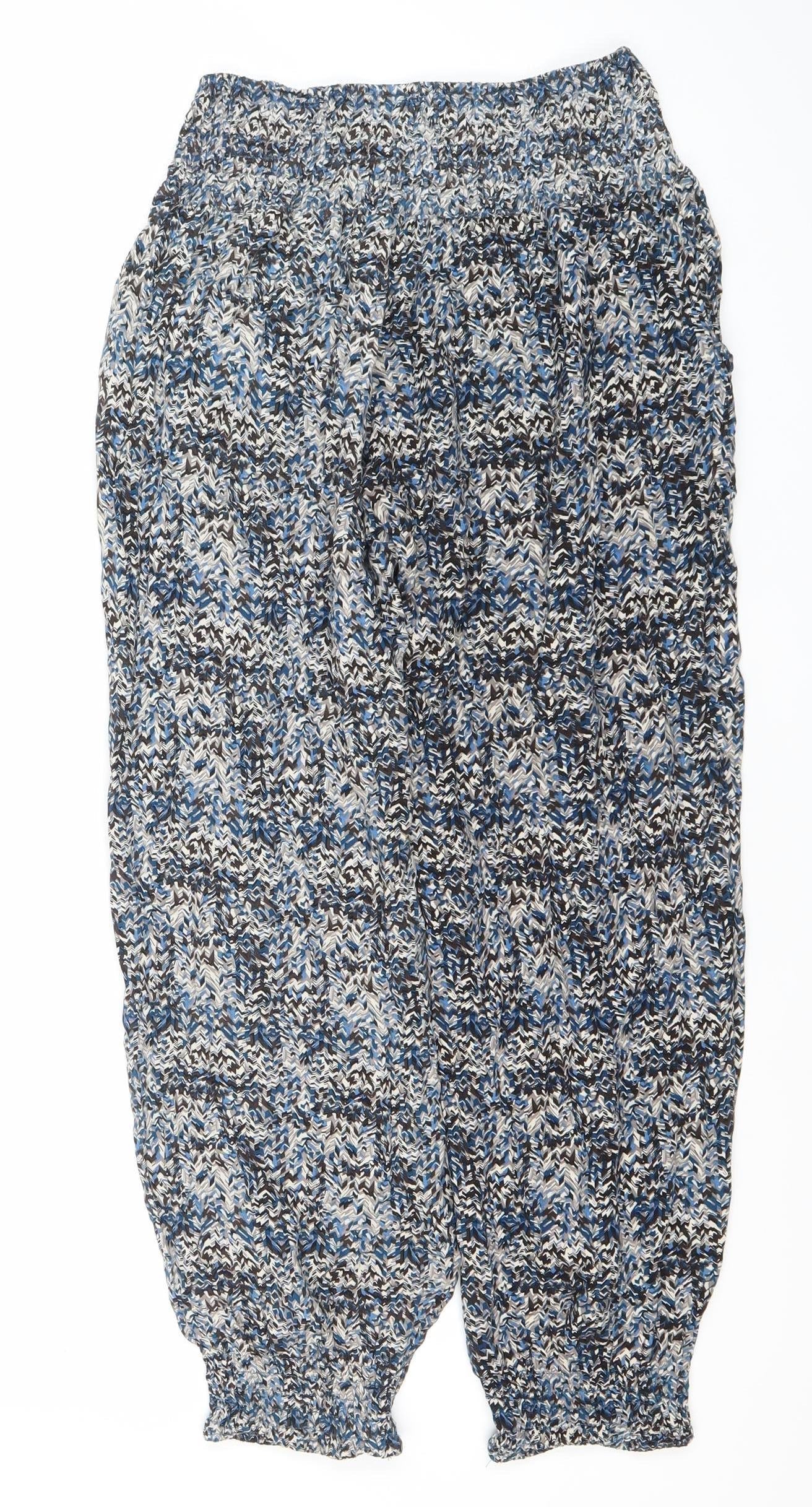 Label London Women’s Multicoloured Harem Trousers Size 10
