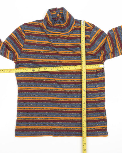 Womens UK Size 12 ASOS Multicoloured Basic Blouse