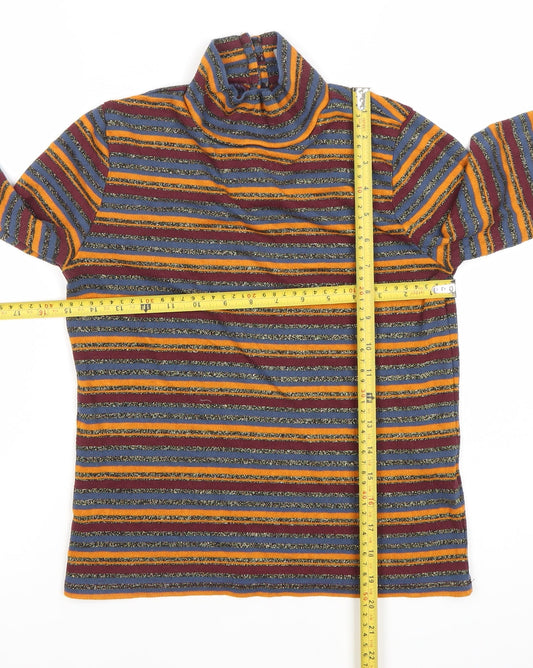 Womens UK Size 12 ASOS Multicoloured Basic Blouse