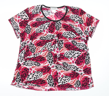 Kate Harris Womens Multicoloured Animal Print T-Shirt Size 18