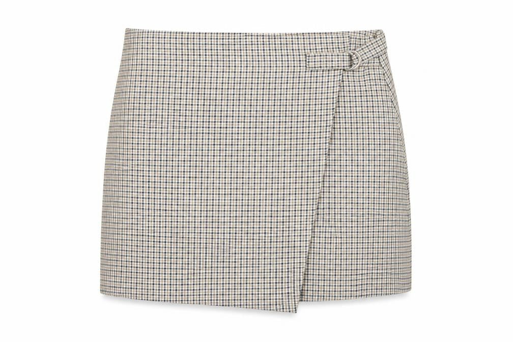 Womens UK Size S Cotton On Wrap Twill Skirt