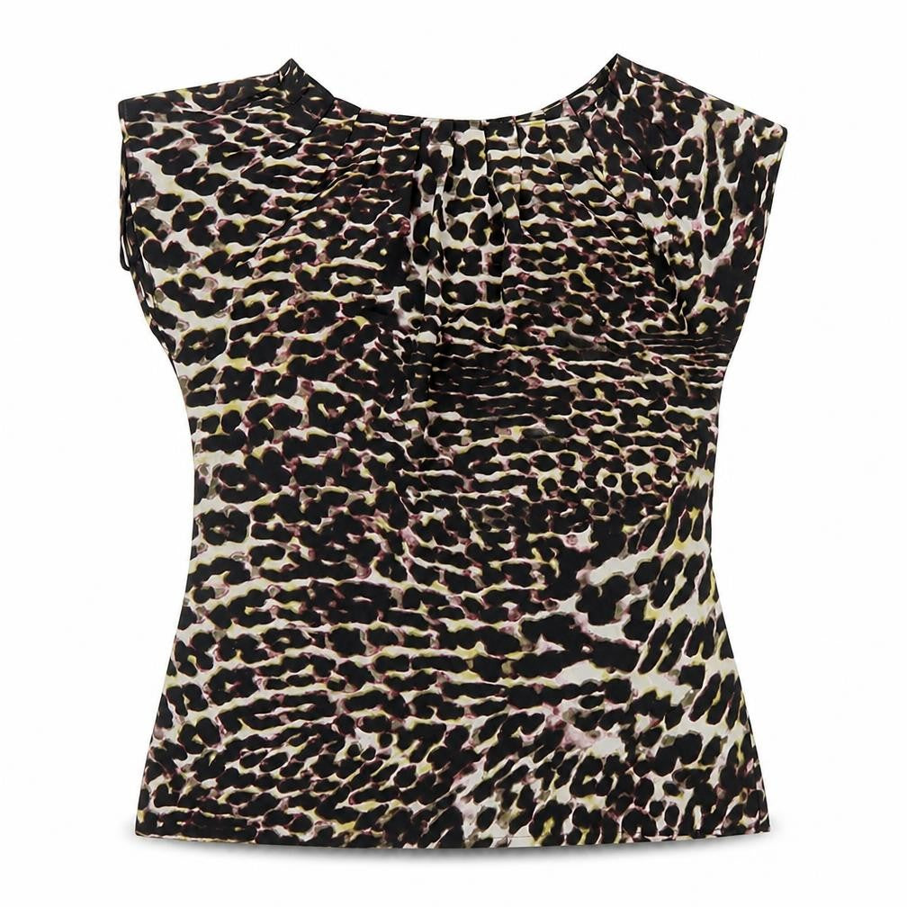 Coast Womens Multicoloured Animal Print Blouse Size 10