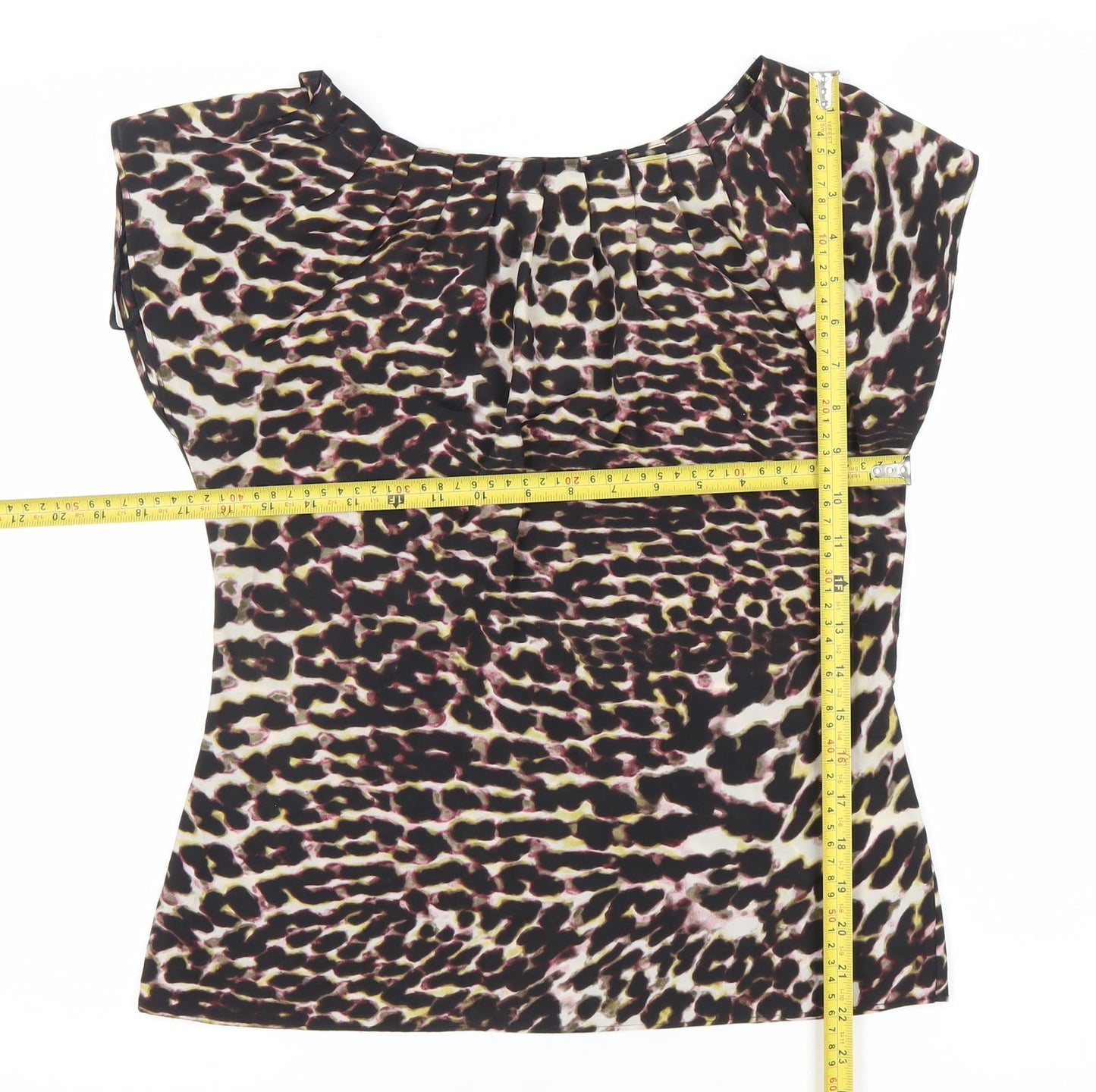 Coast Womens Multicoloured Animal Print Blouse Size 10