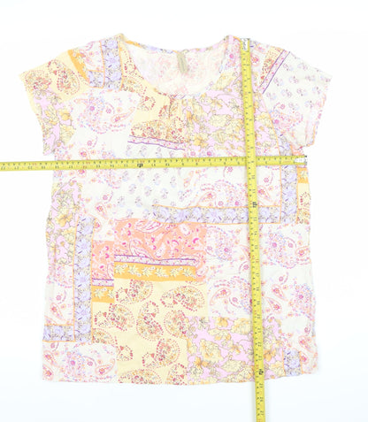 Soya Concept Womens Multicoloured Paisley Floral Tunic Blouse Size S