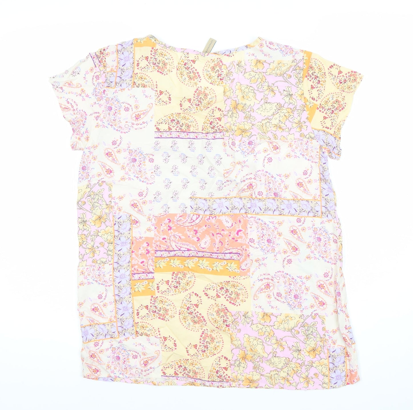 Soya Concept Womens Multicoloured Paisley Floral Tunic Blouse Size S