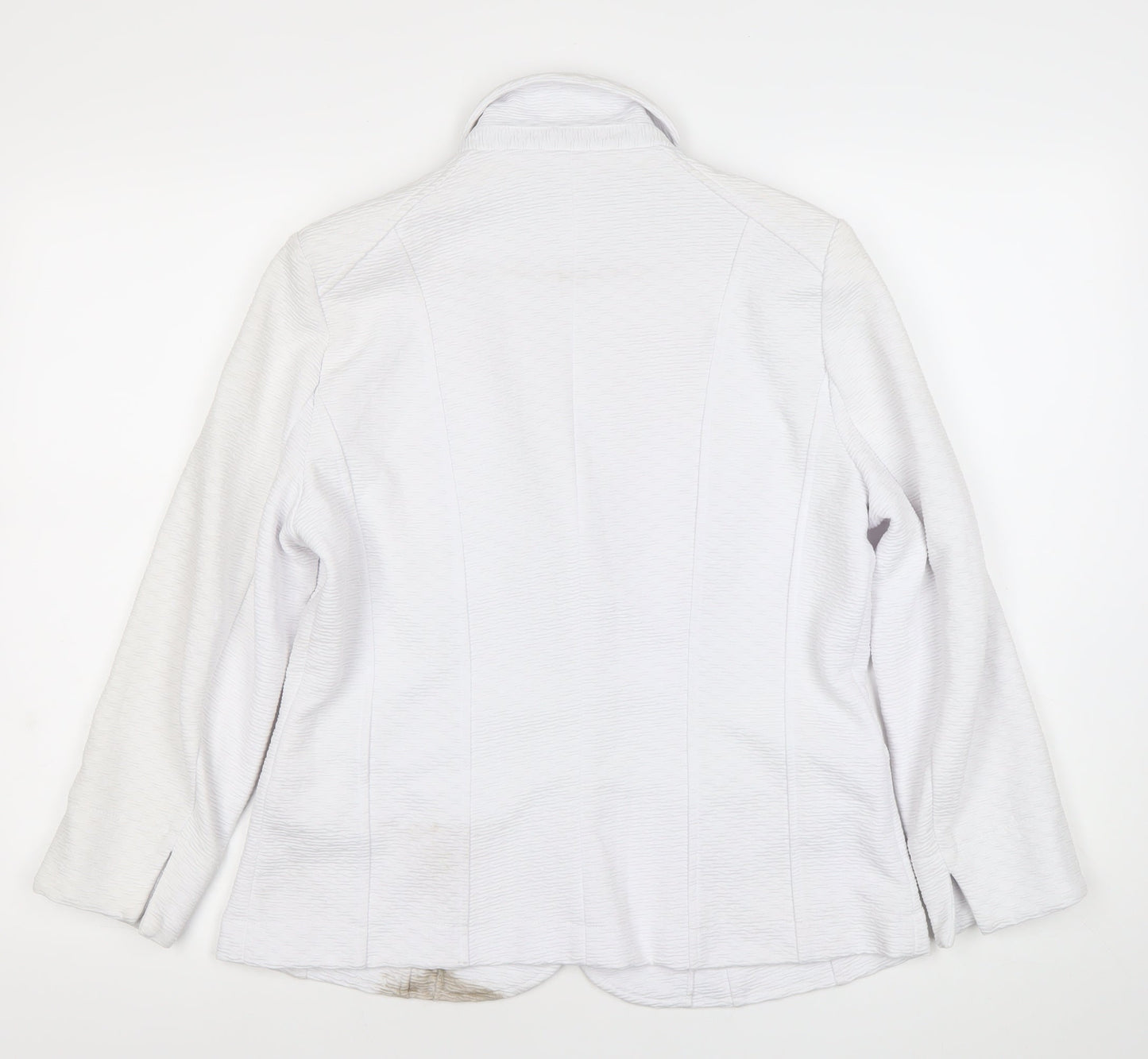 B.D.G. Dutch Womens White Blazer Jacket Size M Single Breasted