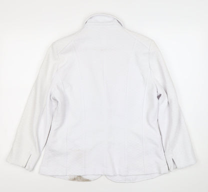 B.D.G. Dutch Womens White Blazer Jacket Size M Single Breasted