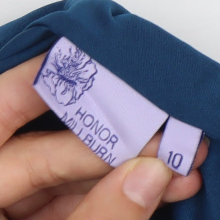 Honor Millburn Womens Multicoloured Floral A-Line Midi Skirt Size 10