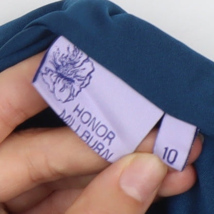 Honor Millburn Womens Multicoloured Floral A-Line Midi Skirt Size 10