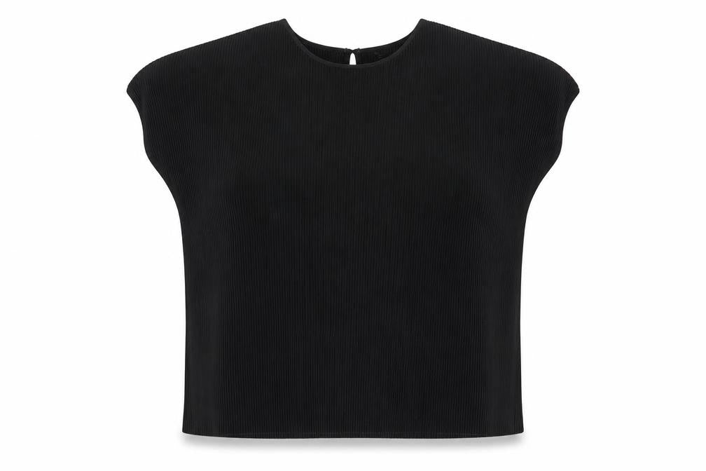 Womens UK Size 10 Marks and Spencer Black Basic Blouse