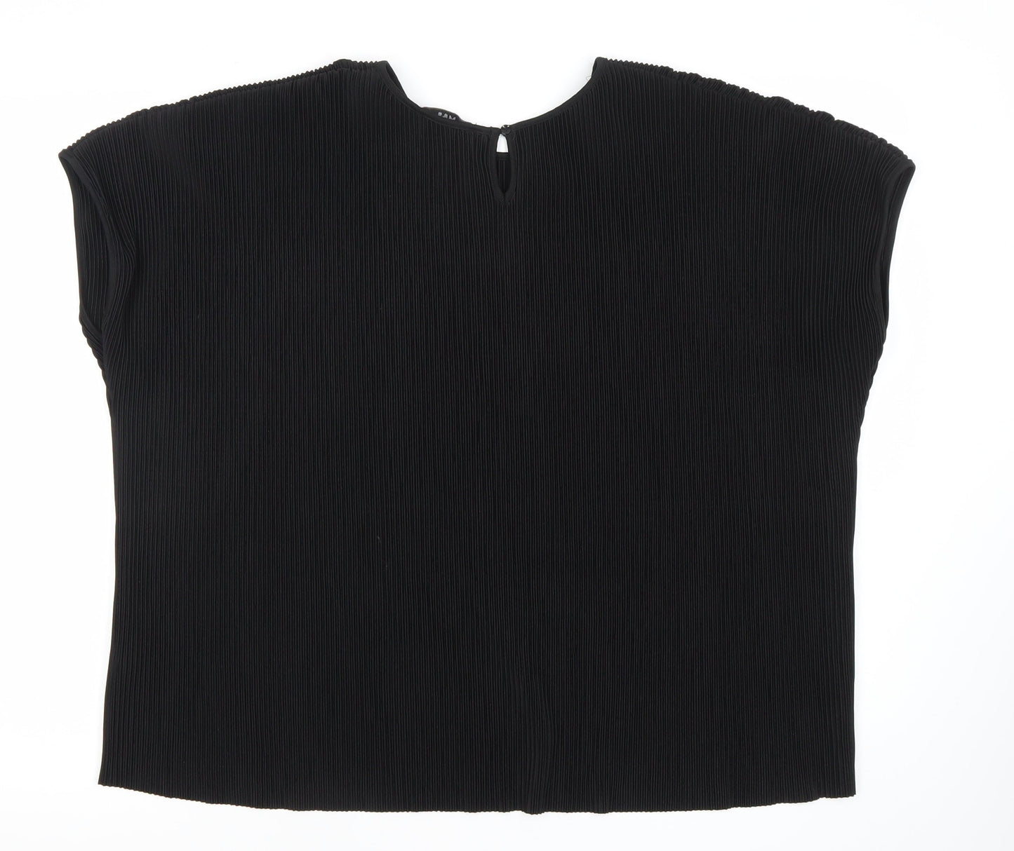 Womens UK Size 10 Marks and Spencer Black Basic Blouse