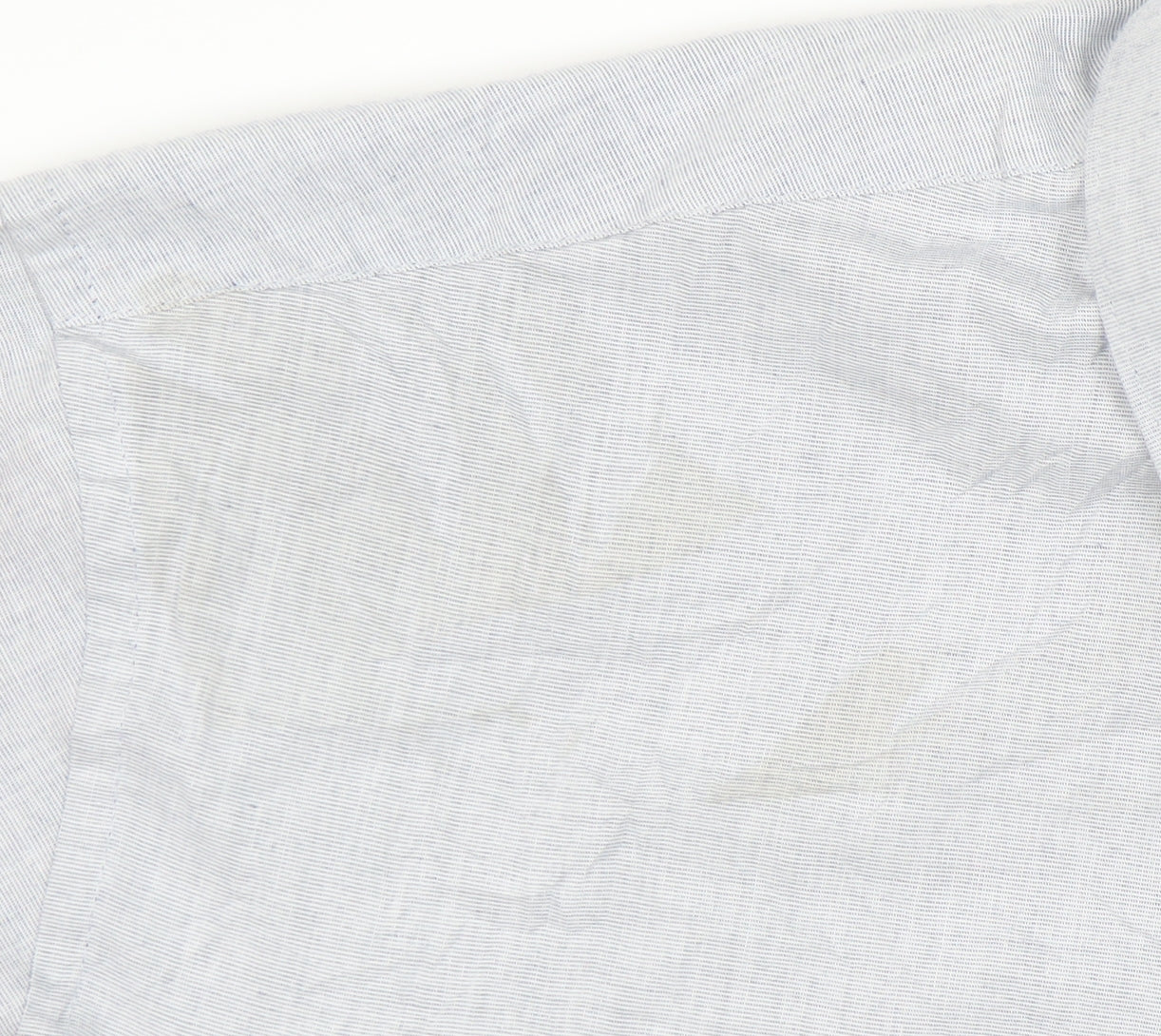 Marks and Spencer Men's Grey XL 44-46" Regular Fit Cotton Shirt