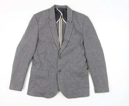 River Island Men’s Grey Blazer UK 42 Regular Fit Jacket