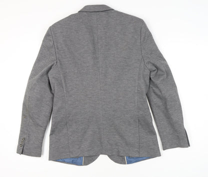River Island Men’s Grey Blazer UK 42 Regular Fit Jacket