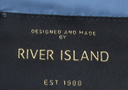 River Island Men’s Grey Blazer UK 42 Regular Fit Jacket